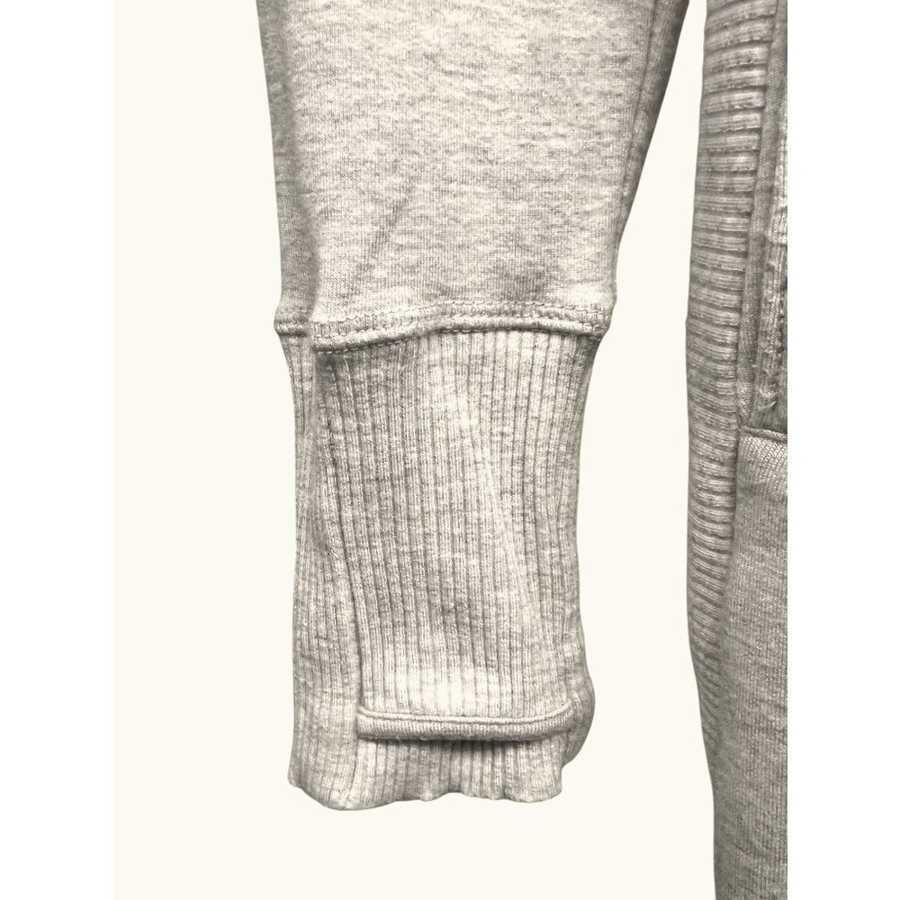 Athleta Cozy Karma Beige Pullover Boho Hoodie Dress XS Faux Pockets Stretch Soft - Picture 6 of 9